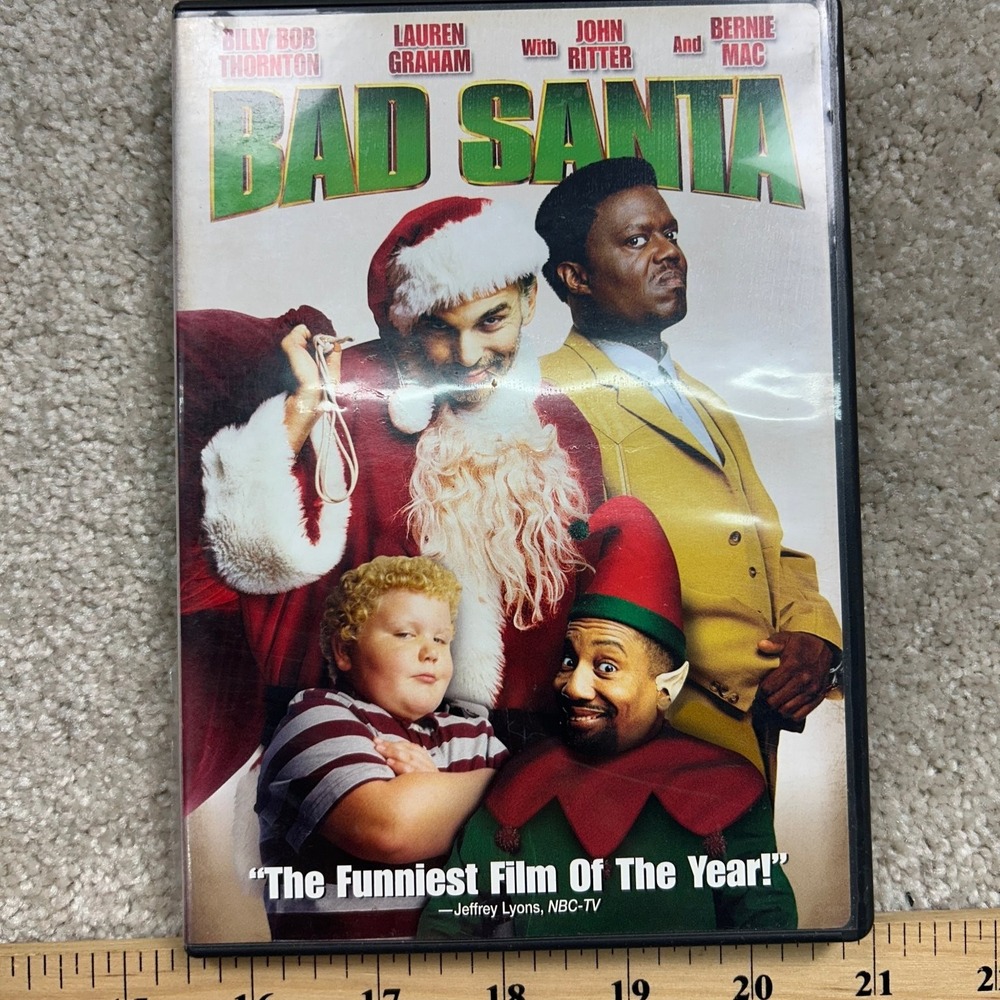 Bad Santa DVD 2004 Widescreen Billy Bob Thornton Bernie Mac Special Features